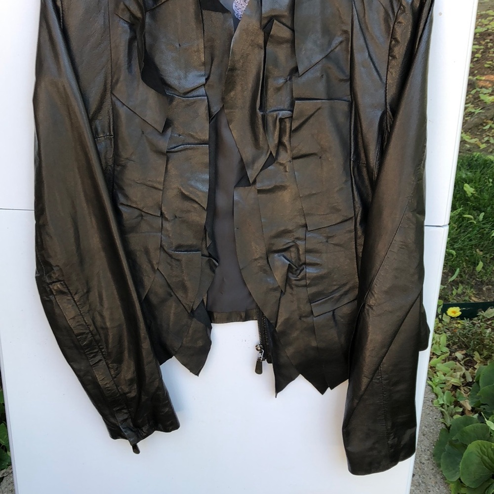 Gorgeous black leather jacket